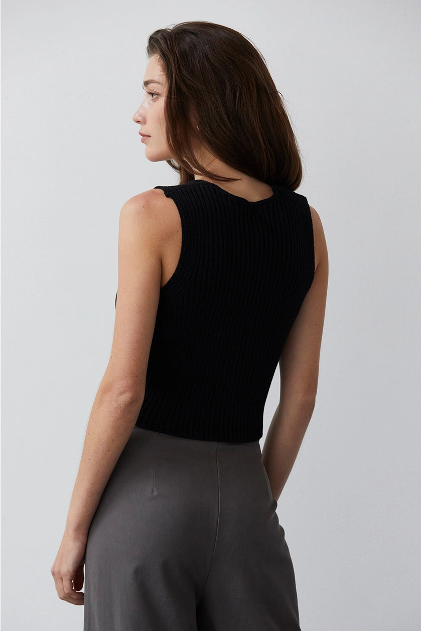 Cotton Sweater Vest