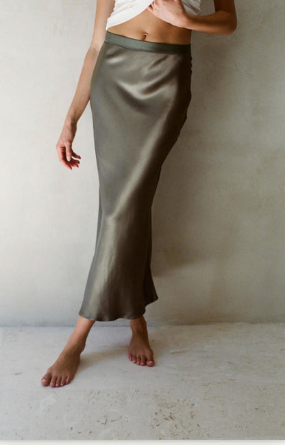 Kimberley Satin Skirt